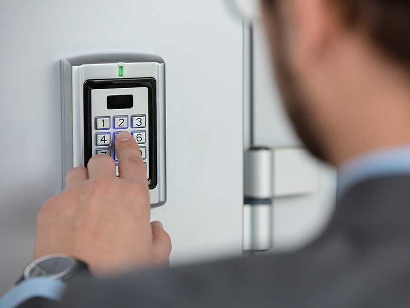 commercial lock keypad